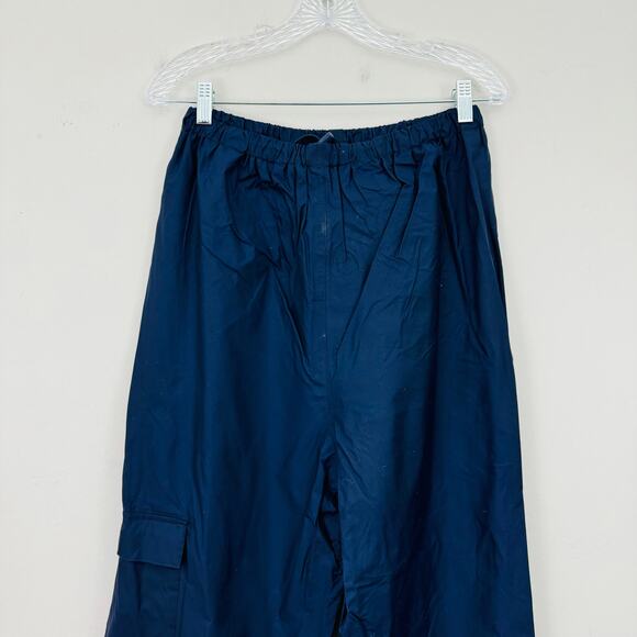 Coleman Nylon Wind Rain Pants Net Lining Dark Blue Navy Men's Size M - Picture 2 of 13